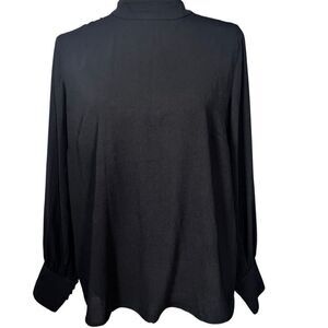 Forever‎ 21 black long sleeve blouse large